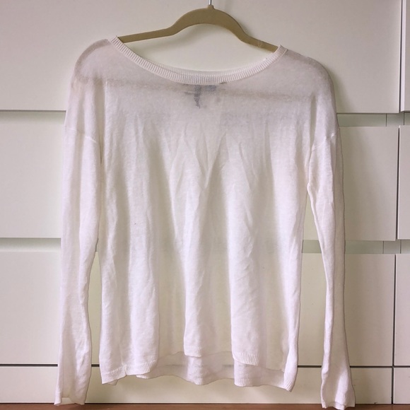 Long sleeve white top - Picture 1 of 3